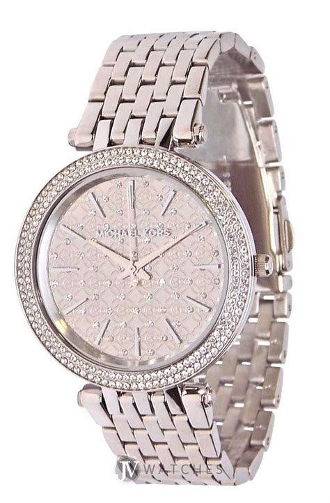 silver michael kors women's watches|silver designer watches for women.